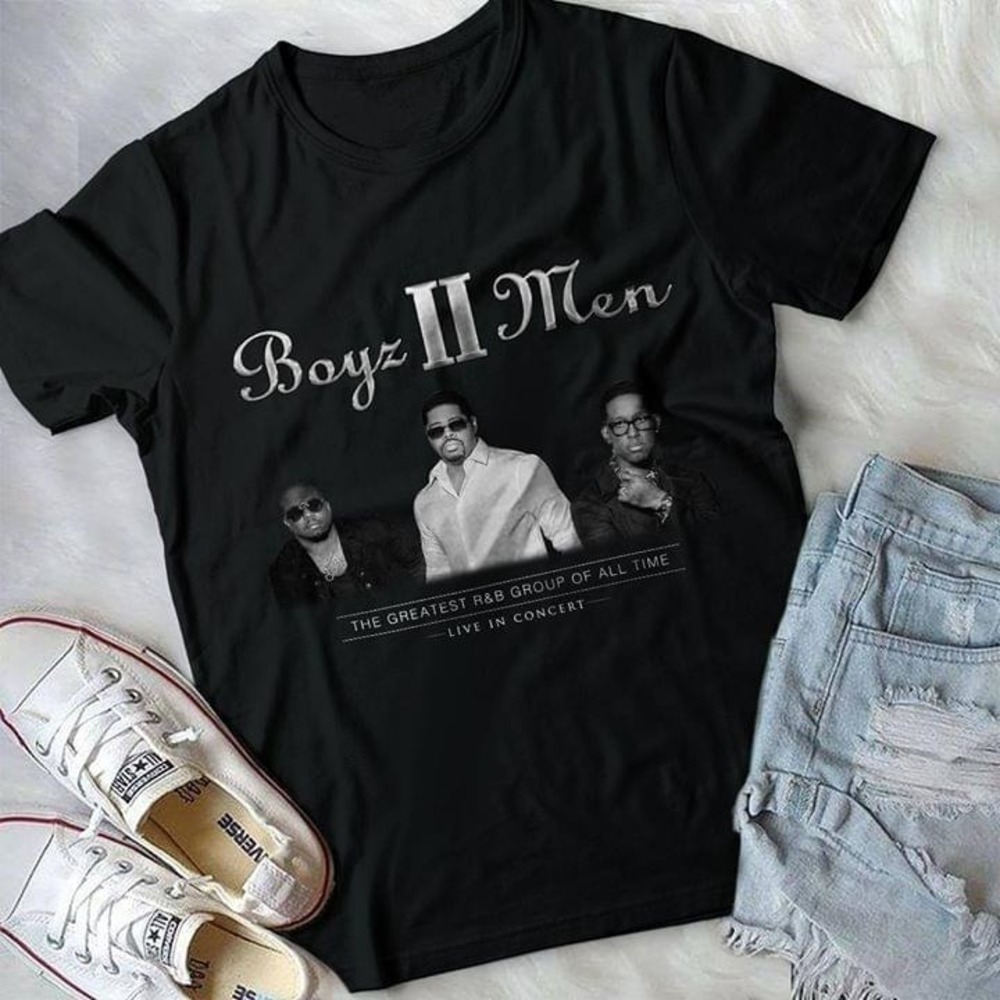 Boyz II Men Greatest RnB Group Live Concert Graphic T-Shirt